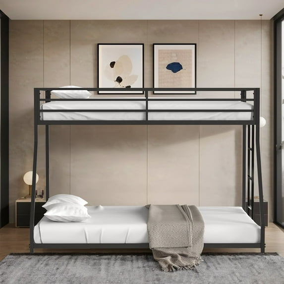 hommetree Twin Over Full Metal Bunk Bed