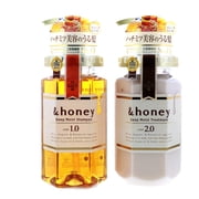 &honey Deep Moist Shampoo & Conditioner Set, Honey Infused Moisturizing Hair Care, 2-Piece Set