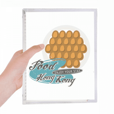 hong kong egg puff china notebook loose diary refillable journal statiry