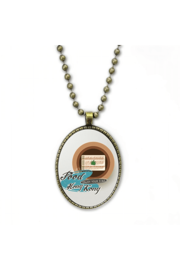hong kong sushi with shrimp china necklace vintage chain bead pendant jewelry collection