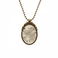thumbnail image 1 of hong kong traditional map visit china antique necklace vintage bead pendant keychain, 1 of 3