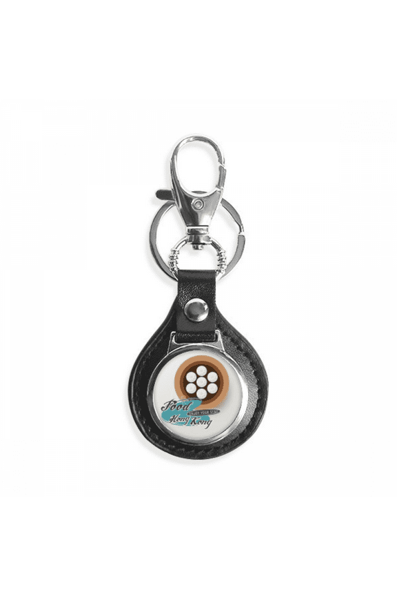hong kong xiaolongbao dumpling china key link chain keyholder finder hook metal
