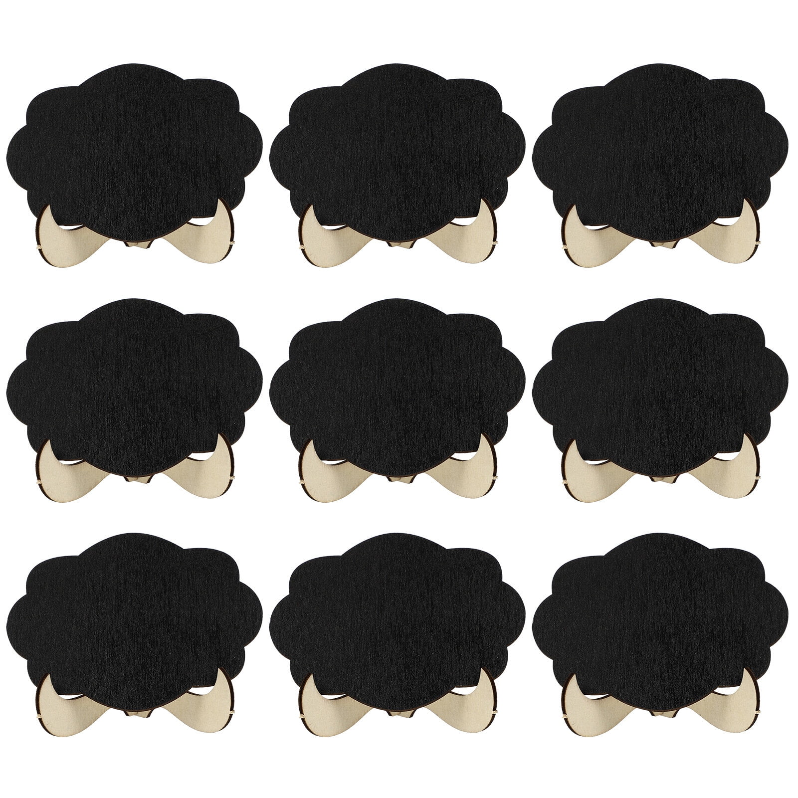 hongheyi 10 Sets Mini Chalkboards Blackboard with Stand Message Board