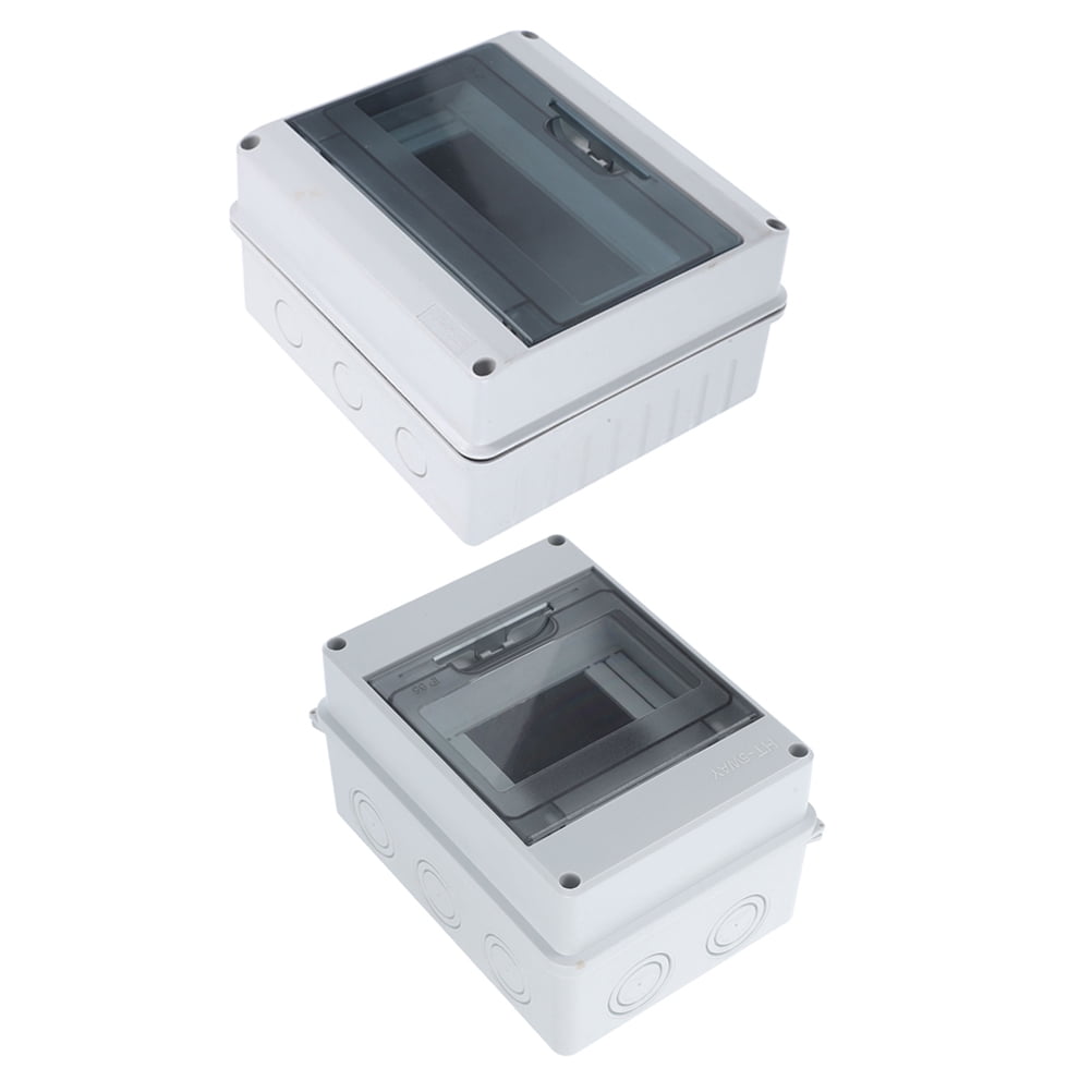 hongheyi 2 Pcs Distribution Box 17.30X15.90X9.50CM White