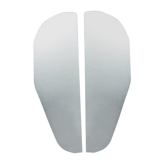 hongheyi 2pcs Aluminium Alloy Rearview Mirror Visor Side Mirror Rain Eyebrow Rear View Mirror Guard for Car (Silver)