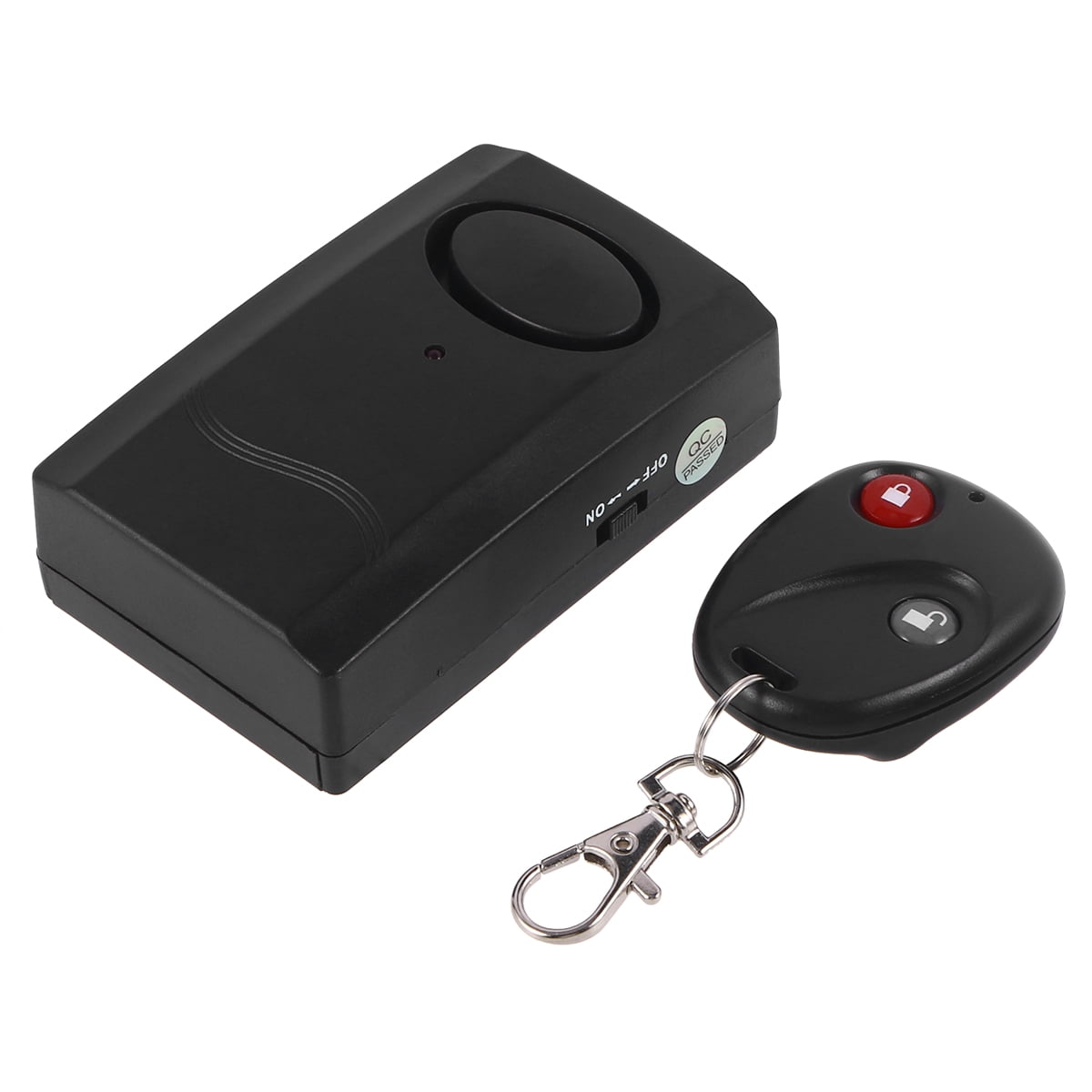 hongheyi Portable Motorcycle Motorbike Scooter Anti-theft Security Alarm with Remote Controller (Black)