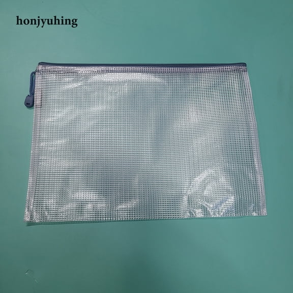 honjyuhing Zippered Ticket Pouch, Clear Plastic Card Holder for Events, Transit & ID Organizer
