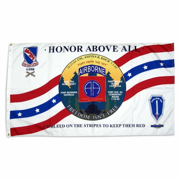 honor above all Flag Airborne flags Polyester 3x5 FT banner