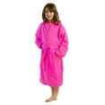 thumbnail image 1 of hooded kids Cotton bathrobes Cover up Robes, hot pink, small, 1 of 1