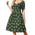 thumbnail image 1 of hop pattern Sleeveless Dress womans clothing Beachwear womens clothing, 1 of 7