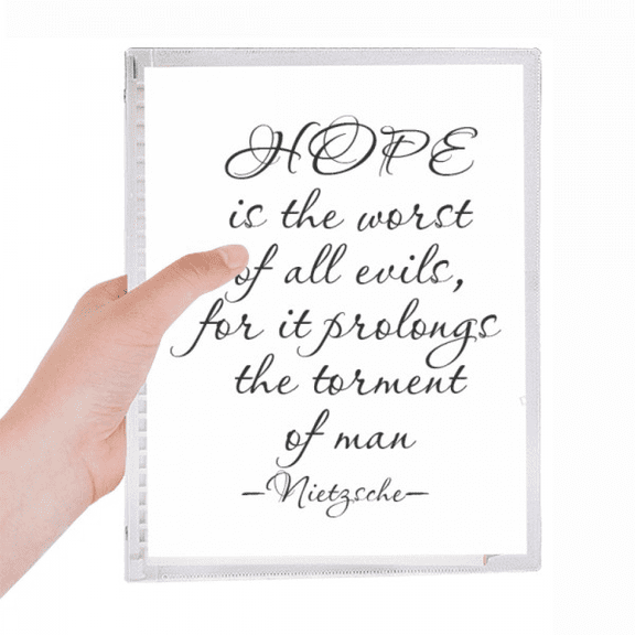 hope quotes error notebook loose diary refillable journal statiry