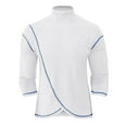 thumbnail image 1 of hopeusince Men's Turtleneck Long Sleeve Curved Hem Pullover Sweater Slim Fit Basic Knitted Jumper Tops White XXL, 1 of 5