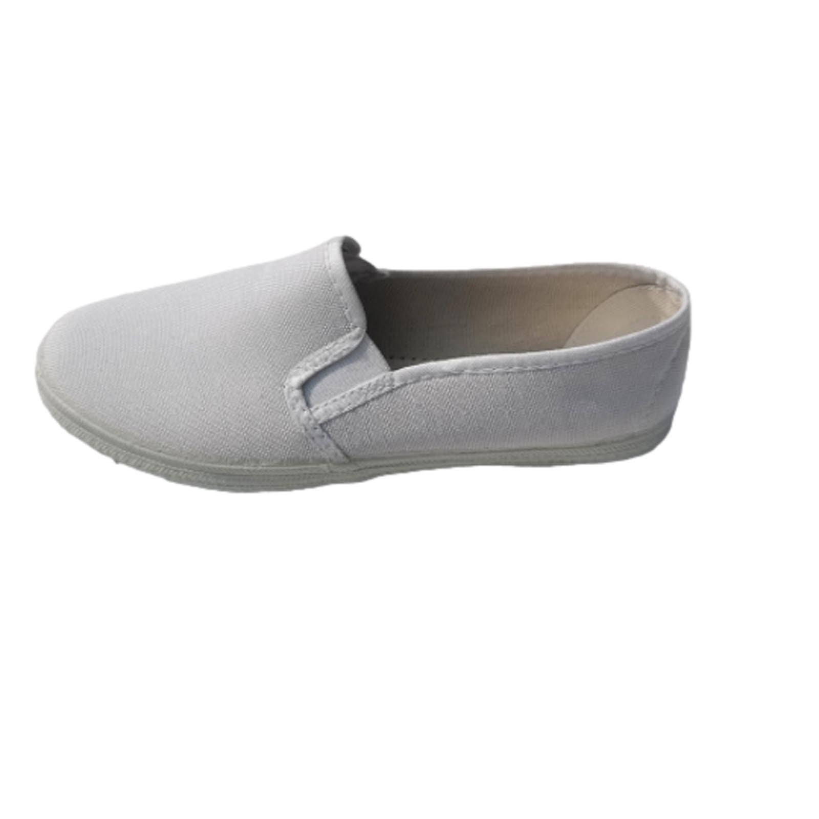 White Dots - Sustainably Made Women's  Slip-On Canvas Shoes