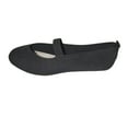 thumbnail image 1 of hopeusnice Women's Knitted Flats Comfortable Breathable Shoes Soft Sole Flat Shoes Elastic Strap Slip On Low Heel Ballerina Flats Black 41, 1 of 9