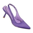 thumbnail image 1 of hopeusnice Women's Slingback Pointed Toe Kitten Heel Dress Pumps Low Heel Shoes Comfortable Slip On Wedding Party Bridal Shoes Purple 36, 1 of 1
