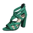 thumbnail image 1 of hopeusnice Womens Shoes High Heels for Women Women's Wedding Evening Party Shoes Closed Pointed Toe Comfortable High Heels Green 41, 1 of 9