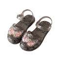 thumbnail image 1 of hopeusnice Girl's Clear Jelly Flats Open Toe Waterproof Flexible with On Closure for Poolside and Water Play Black 24, 1 of 6
