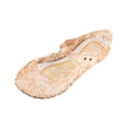 thumbnail image 1 of hopeusnice Girl's Clear Strap Flats Open Toe Fashion Design Shock Absorbent with Buckle Closure for Vacation and Beach Trips Gold 33, 1 of 6
