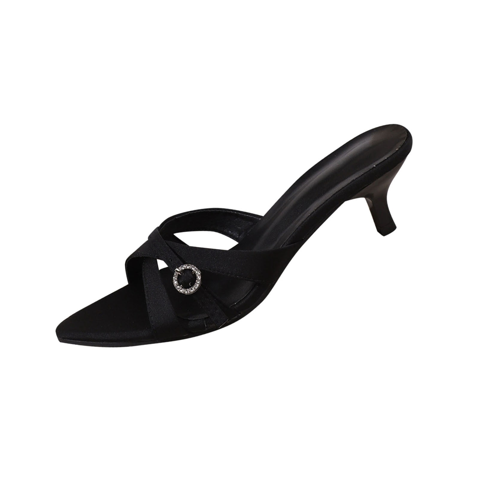 hopeusnice High Heels Shoes for Women Tapered heel Breathable 