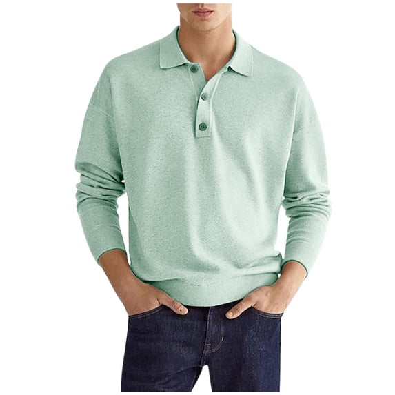 hopeusnice Men's Solid Color Shirts Button Up Lapel Tops Cotton Linen Slim Fit Lounge Tee Long Sleeve Dress Shirts Workout Activewear Casual Fall Lightweight Clothing For Male Green XXXL