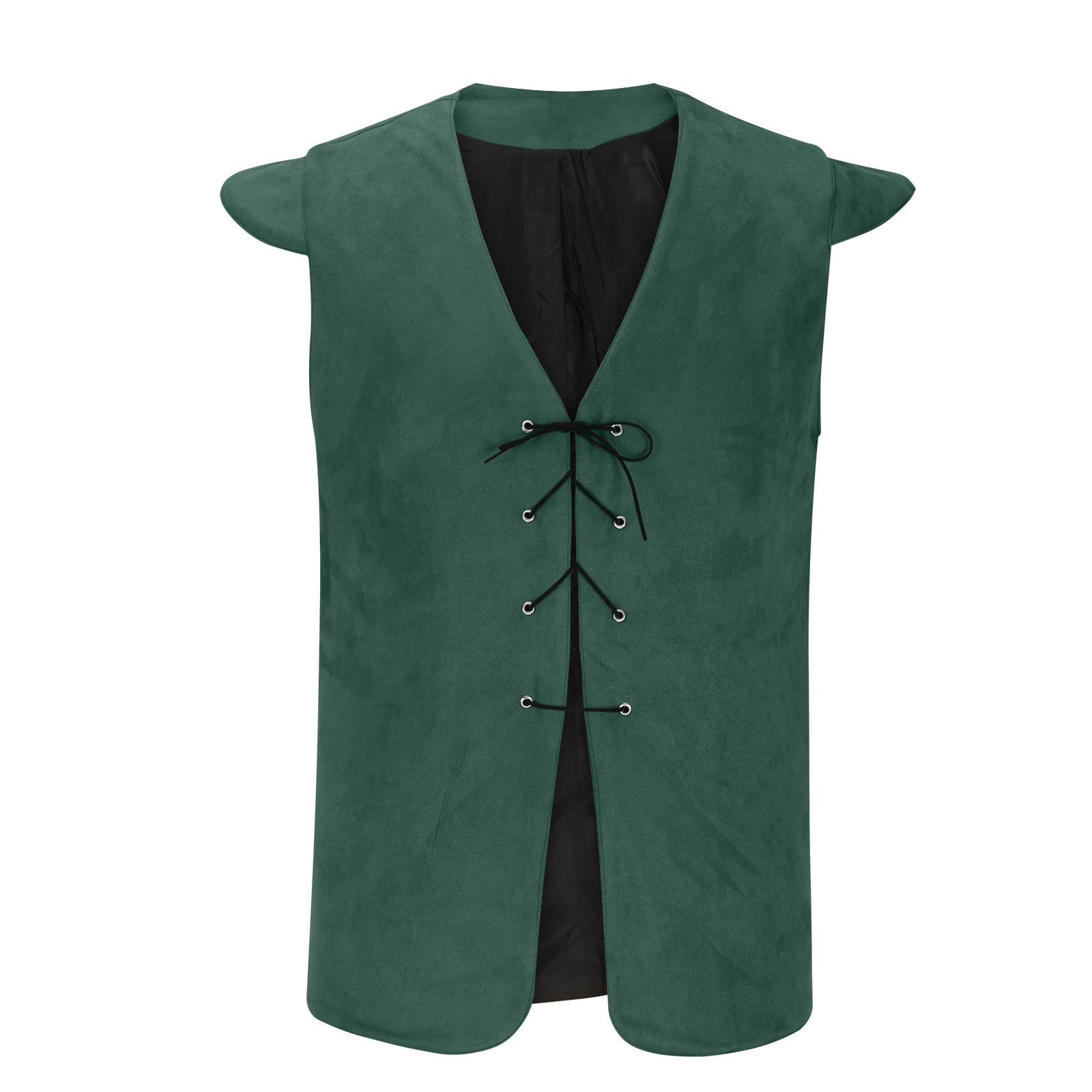 hopeusnice Men's Vintage Steampunk Vests Gothic Tailcoat Waistcoat