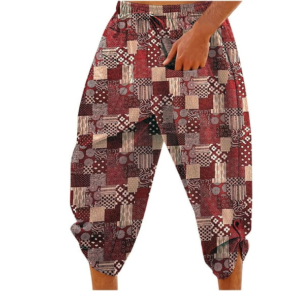 hopeusnice Mens Casual Beach Solid Color Running Shorts Loose Pockets Joggers Lounge Shorts Workout Fashion Summer Pants Elastic Waist Drawstring Red L