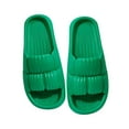 thumbnail image 1 of hopeusnice Women's Casual Shower Slippers Indoor Outdoor Bathroom Slippers Soft Comfortable Non-Slip Sandals Slippers Bathroom Shower Shoes Green 38-39, 1 of 3