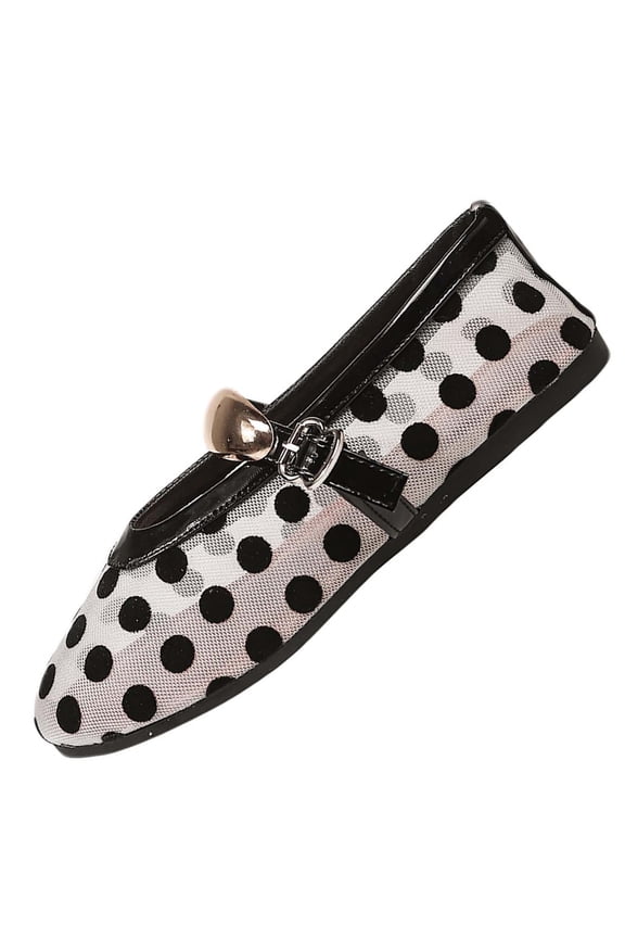 Women's Flats Flat Heel Durable Construction For Long Term Use Easy To Match With Various Outfits White 37