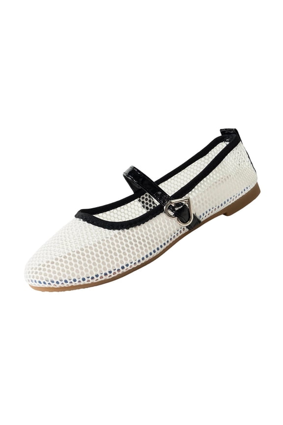 Women's Flats Plus Size Available Flat Heel Comfortable For Extended Walking Time Stylish Look For Modern Style Beige 41