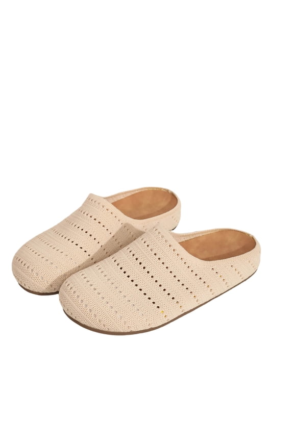 Women's Flats Round Toe Flat Heel Great For Spring Summer And Fall Seasons Perfect For Weekend Outings And Errands Beige 6.5