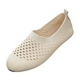 thumbnail image 1 of hopeusnice Women's Flats Soft Insole Breathable Material Plus Size Available Lightweight Easy To Match With Various Outfits Beige 39, 1 of 7