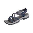 thumbnail image 1 of hopeusnice Women's Sandal Flat Heel Open Toe Plus Size Available Soft Sole Durable Construction For Long Wear Blue 39, 1 of 9