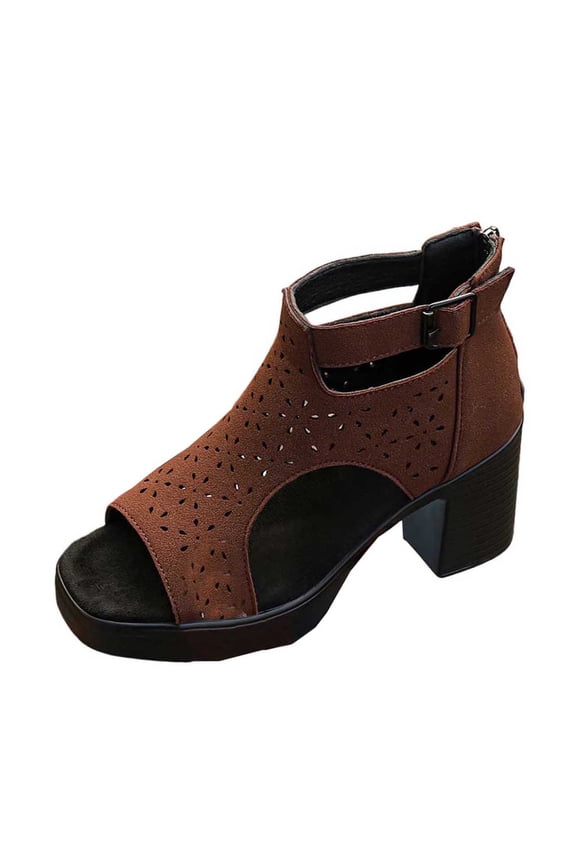 Women's Sandal Sole Support For Daily Activities For Daily Wear And Beach Outings Style Brown 36