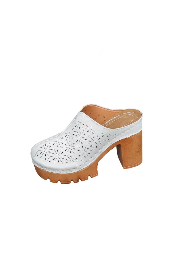Women's Slides Sole Soft Insole For All Day Comfort Breathable Material For Warm Weather White 39