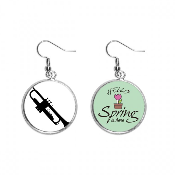 horn classical music vitality sounds decoration dangle season sp earring jewelry