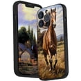 thumbnail image 1 of horse-running-2 phone case for iPhone 14 Pro for Women Men Gifts,horse-running-2 Pattern Soft silicone Style Shockproof Case, 1 of 1