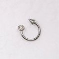 horseshoe ring lip ring lip nail titanium steel puncture Shambhala
