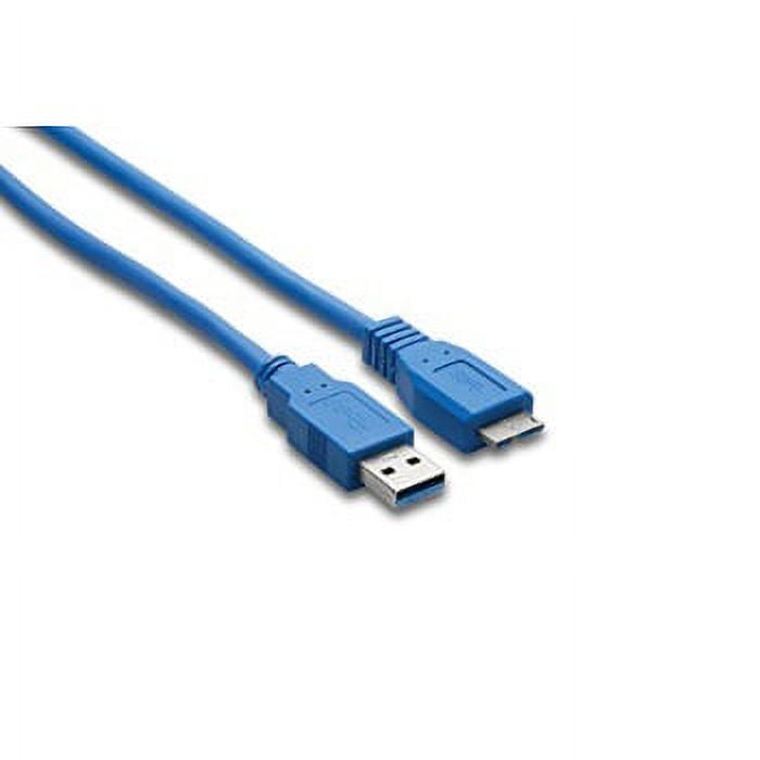 Hosa USB-306AC SuperSpeed USB 3.0 Type A to Micro B Cable 6 foot