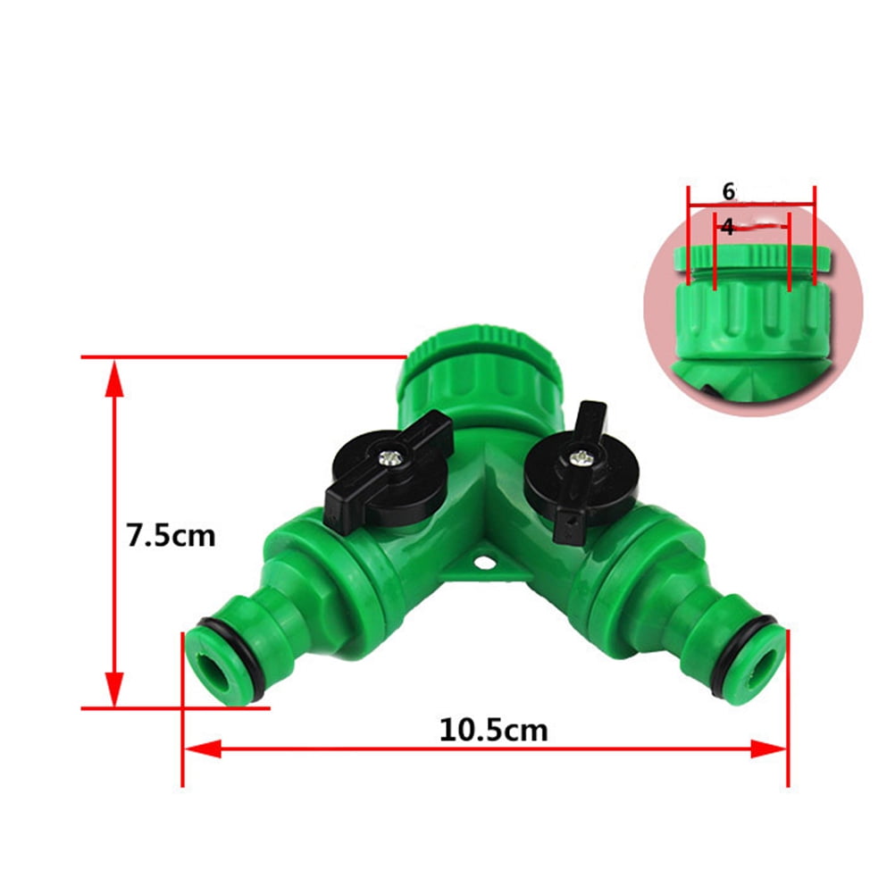 hose pipe connector Garden Hose Splitter 2 Way Connector ABS Hose Pipe