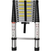 hostic Aluminum Telescopic Extension Ladder Collapsible Ladder, One-Button Retraction Extension Ladder,Multi-Use, 330 lbs Capacity,10.5FT / 3.2M 12.5FT / 3.8M 14.5FT / 4.4M