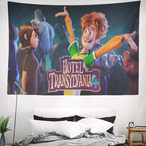 hotel transylvania Tapestry Gift Wall Hanging Backdrop for Room Bedroom Girls Fans Background Banner Party Birthday Supplies Decor