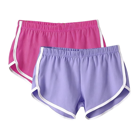 hotojiny 2 PC Pajama Shorts for Women Elastic Waist Shorts Loose Fit Color Block Pj Bottoms Soft Comfortable Sleepwear for Daily Wear