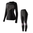 thumbnail image 1 of hotojiny 2 PC Womens Thermal Underwear Set Ski Breathable Warm Base Layer Winter Top with Leggings Bottom Sets for Cold Weather, 1 of 5