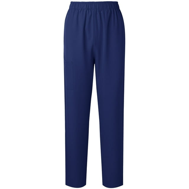 hotojiny 2025 Fall Women's Pants Elastic Waist Stretch Pull On Pants Straight Leg Work Casual Trousers with Pockets