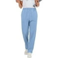 thumbnail image 1 of hotojiny Fall Women's Pants Elastic Waist Stretch Pull On Pants Straight Leg Work Casual Trousers with Pockets, 1 of 4