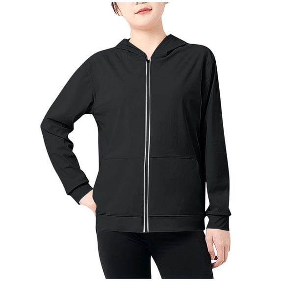 hotojiny 4-13 Y Kid Boys Jackets Lightweight Sun Protection Breathable Outerwear Girls Full Zip Ice Silk Hoodie for Hiking Outdoor