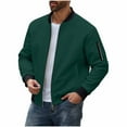 thumbnail image 1 of hotojiny Big and Tall Men's Casual Jackets Lightweight Long Sleeve Fashion Tops Windbreaker Full Zip Knit Coat with Pockets S-3Xl, 1 of 7