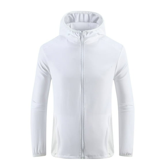 hotojiny Big and Tall Men's Rain Jacket Lightweight Long Sleeve Windbreaker Hooded Coat for Outdoor Hiking Fishing Travel