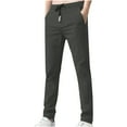 thumbnail image 1 of hotojiny Big and Tall Men's Sweatpants with Pockets Athletic Traning Track Pants Breathable Elastic Waist Pants for Running Workout, 1 of 3