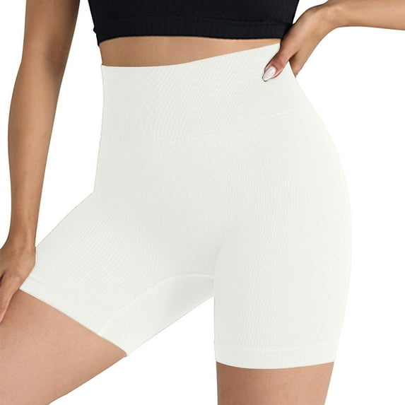 hotojiny Biker Shorts for Women Classic High Waist Seamless Soft Workout Shorts Breathable Yoga Gym Running Shorts